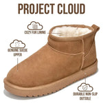 Genuine Suede Ankle Boots