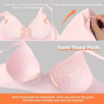 Soft Wireless Push Up Bra