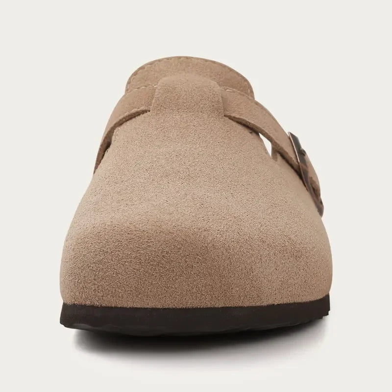 Genuine Suede Cork Clogs