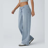 Halara Flex Asymmetric Baggy Wide Leg Jeans