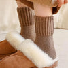 Solid Mid-Calf Polyester Socks