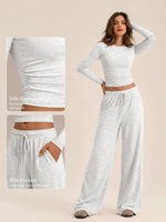 Soft Rayon Spandex Lounge Set