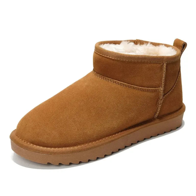 Genuine Suede Ankle Boots