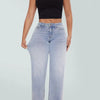 Stretchy Wide Leg Baggy Jeans