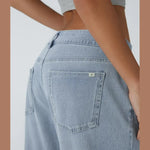 Halara Flex Asymmetric Baggy Wide Leg Jeans